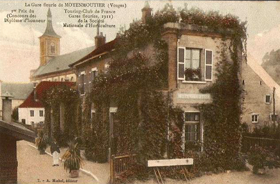 La Gare fleurie de MOYENMOUTIER